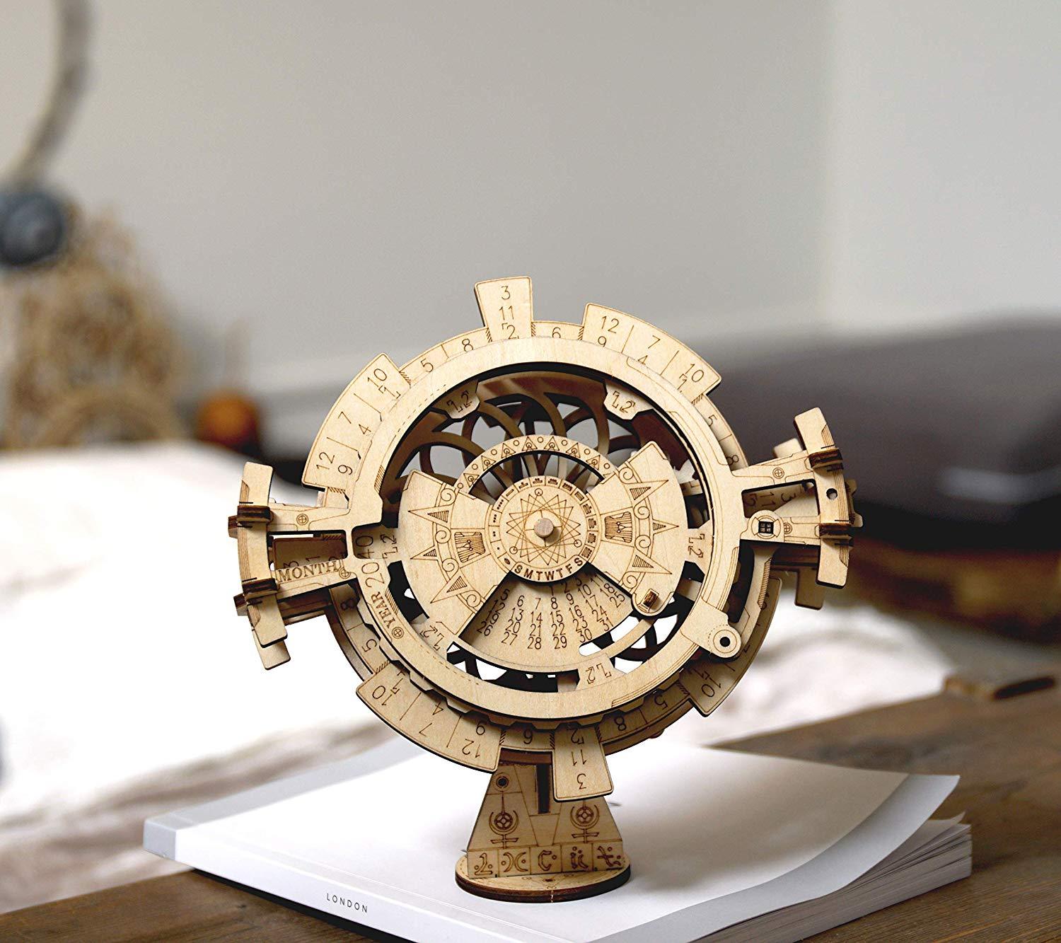 Wooden 3D Puzzle Model Kit Perpetual Calendar