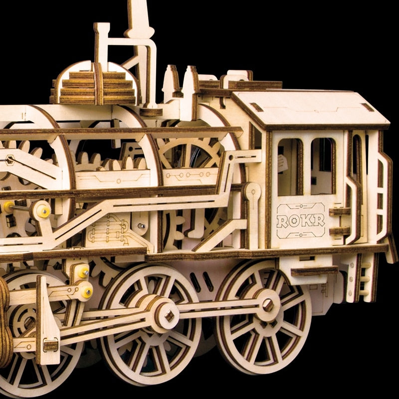 The Rail Express Wooden Train Building Kit
